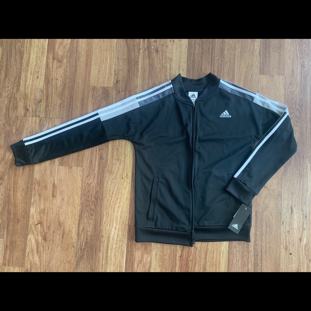 ADIDA ESSENTIALS 3-STRIPES TRICOT TRACK JACKET